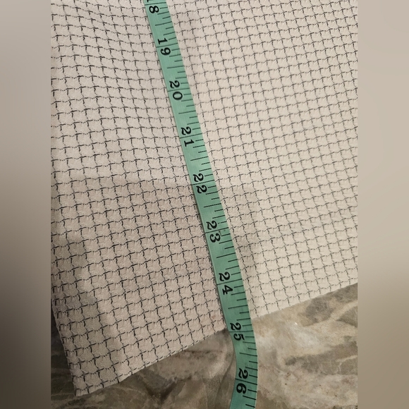 "Sag Harbor Women’s 16 Skirt Suit Cream Black Trim Tweed Blazer & Skirt Set" - Picture 13 of 16